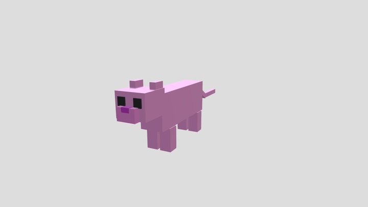 Gato Bingus Minecraft 3D Model