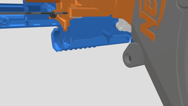 Nerf Rampage internals 3D Model