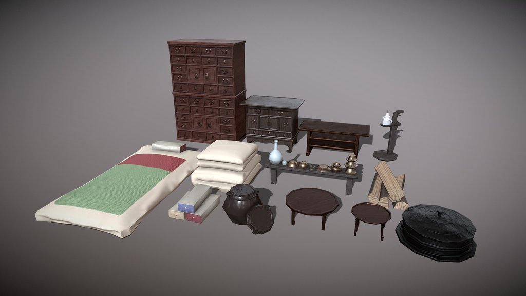 Traditional Korean Room Props – Joseon Dynasty
