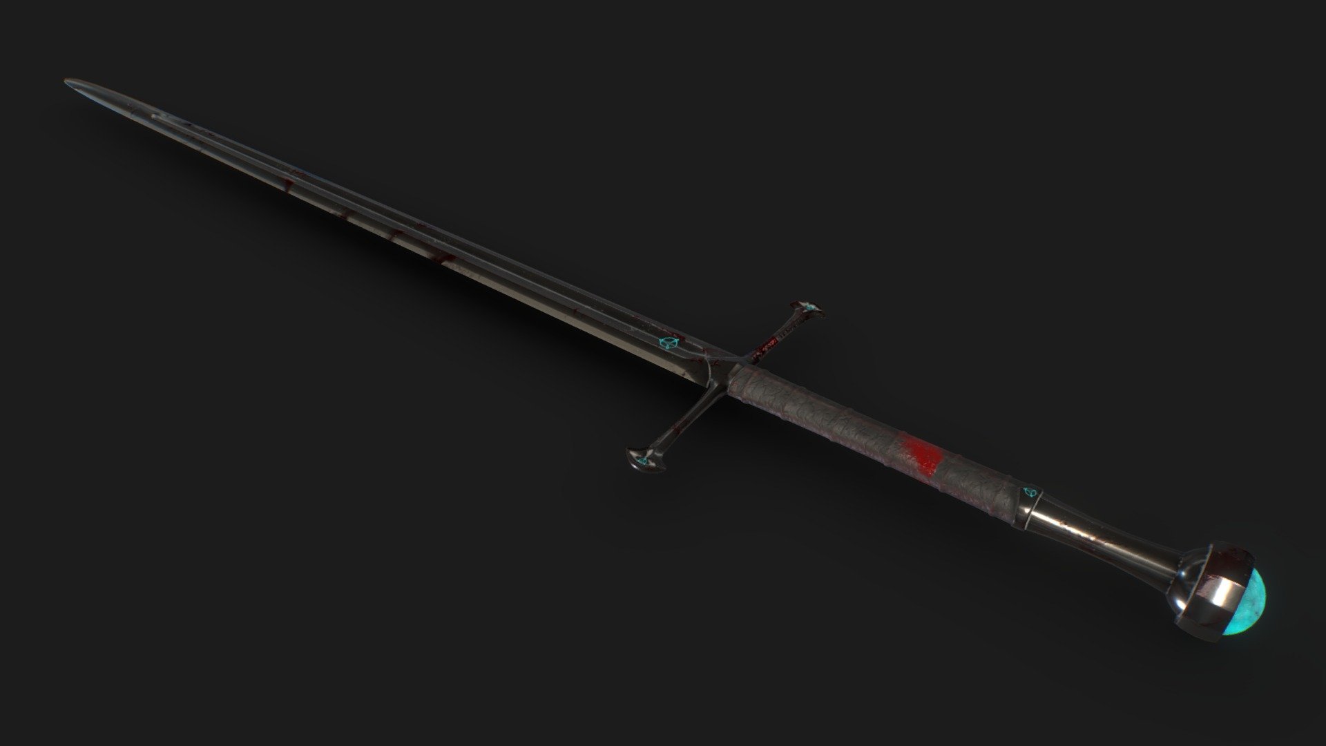 Bloody Sword - Download Free 3d Model By Carl-heinzlangley [5e50dda 