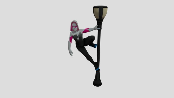 Spider Gwen 3D Model
