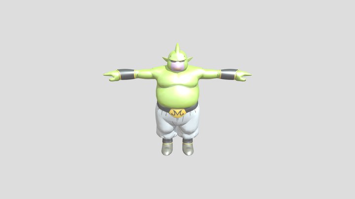 Majin Duu 3D Model
