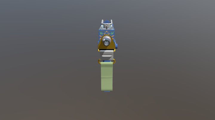 MAC10 TiledArt 3D Model
