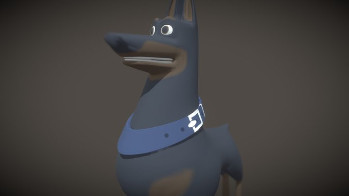 Doberman 3D Model