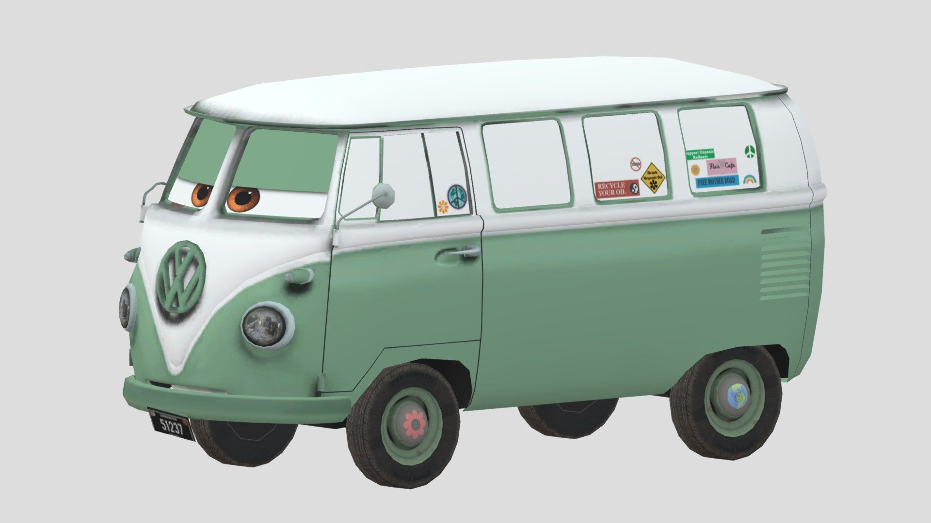 PS3 Cars 2 - Brand New Fillmore - Download Free 3D model by SMF ...