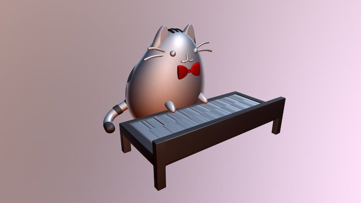 PUSHEEN 3D Model