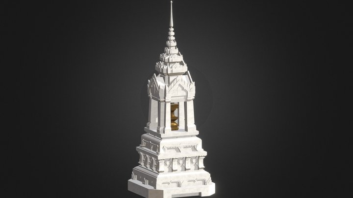 Thai Constitution shrine 3D Model
