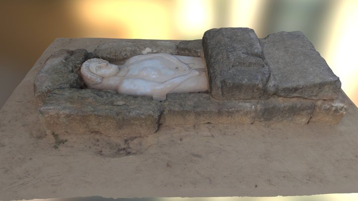 Sarcófago de la "Dama de Cádiz". 3D Model