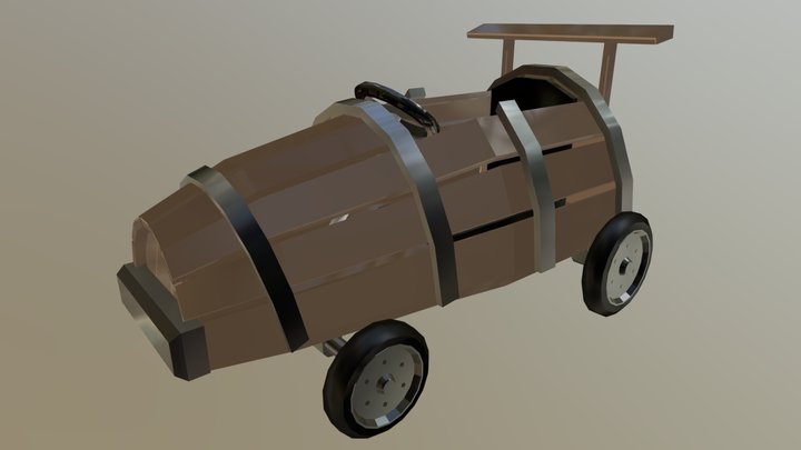 Soapbox Barrel 3D Model