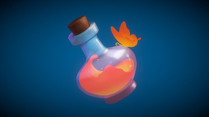 Potion of Luck 3D Model