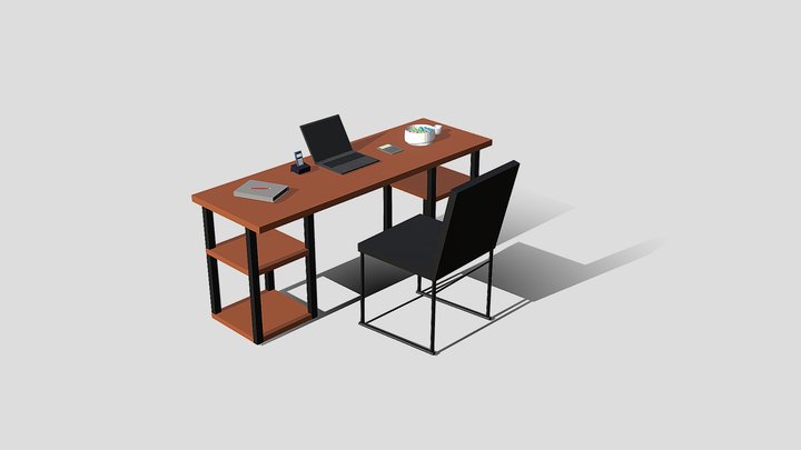 office desk 3D Model