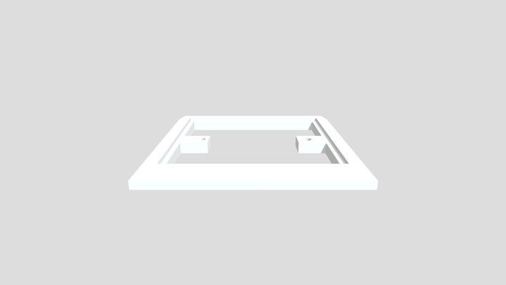 Light Switch / Ethernet Jack Backplate 3D Model