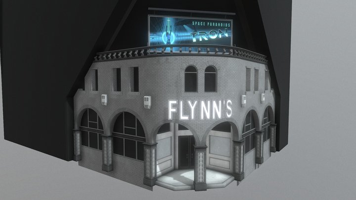 Flynn's Arcade 3D Model