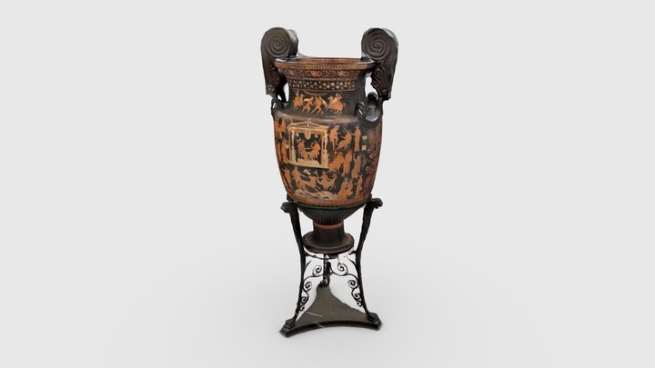 Enormous Hellenic Amphora 3D Model