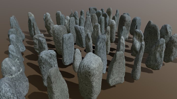 Megalith Pack (dark, high-Poly) 3D Model