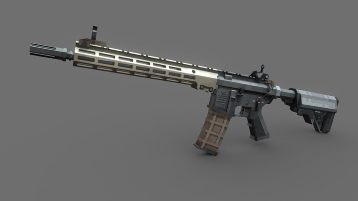M4A1 URGI 3D Model