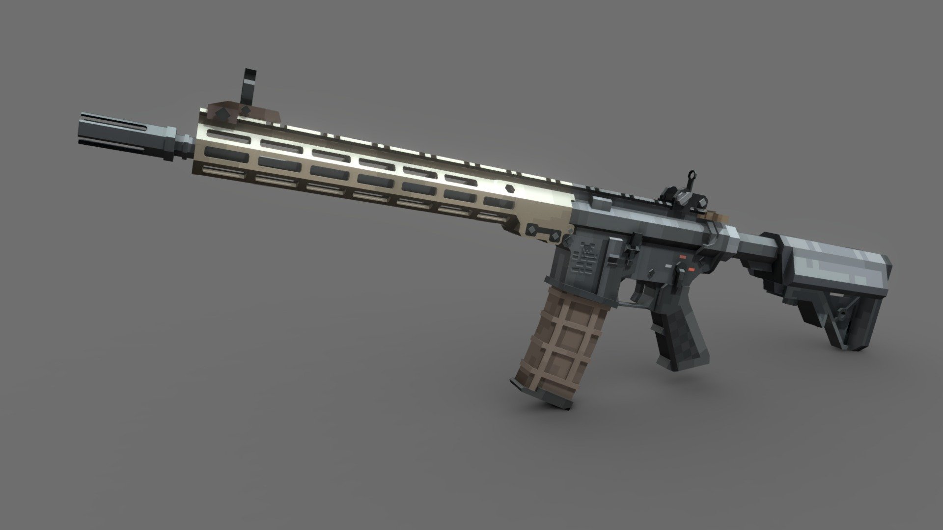M4A1 URGI - 3D model by laffey114514 [5e592d6] - Sketchfab