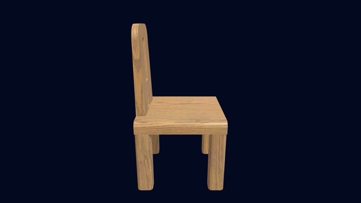 Simple Chair 3D Model