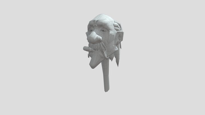 Old man study 3D Model