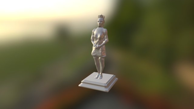 Chesspiece - Queen - Photogrammetry 3D Model