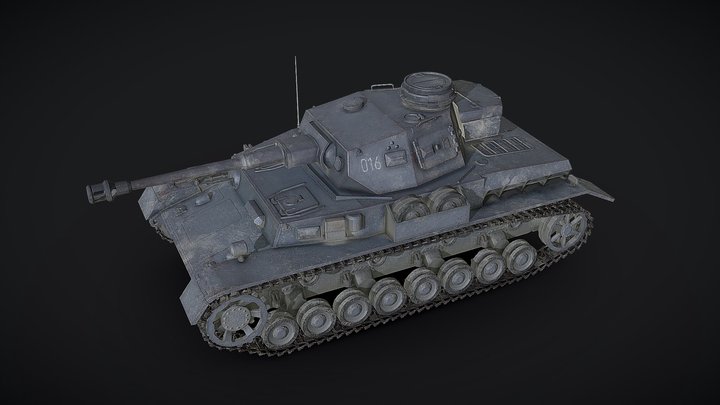 Panzer4_export 3D Model