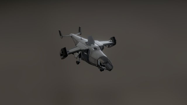 Attack VTOL 2 3D Model