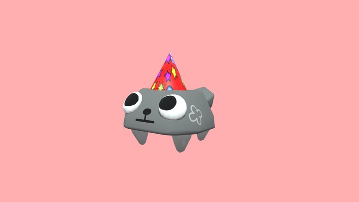 Party Pebble 3D model 3D Model