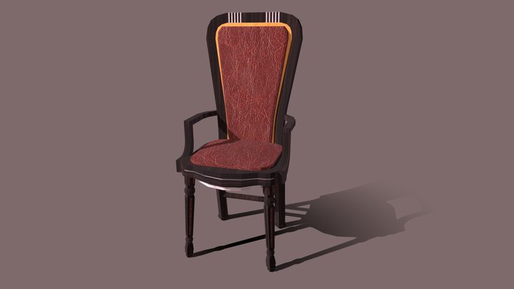 Chair UV 2 3D Model