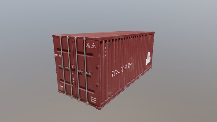 Shipping Container 3D Model