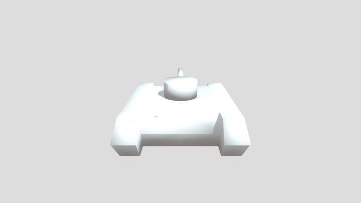 Tank with materials 3D Model