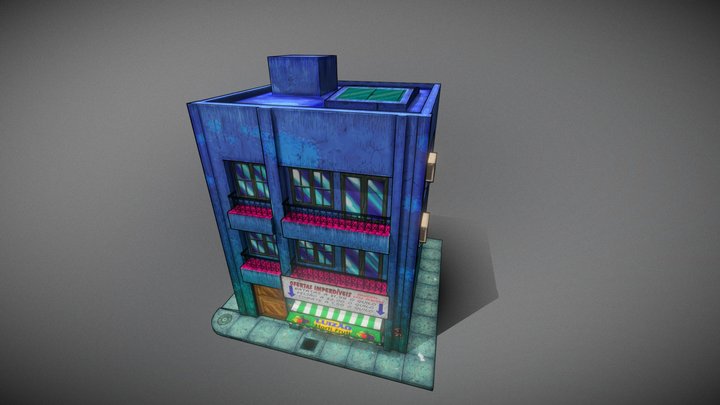 Building Cartoon style 3D Model