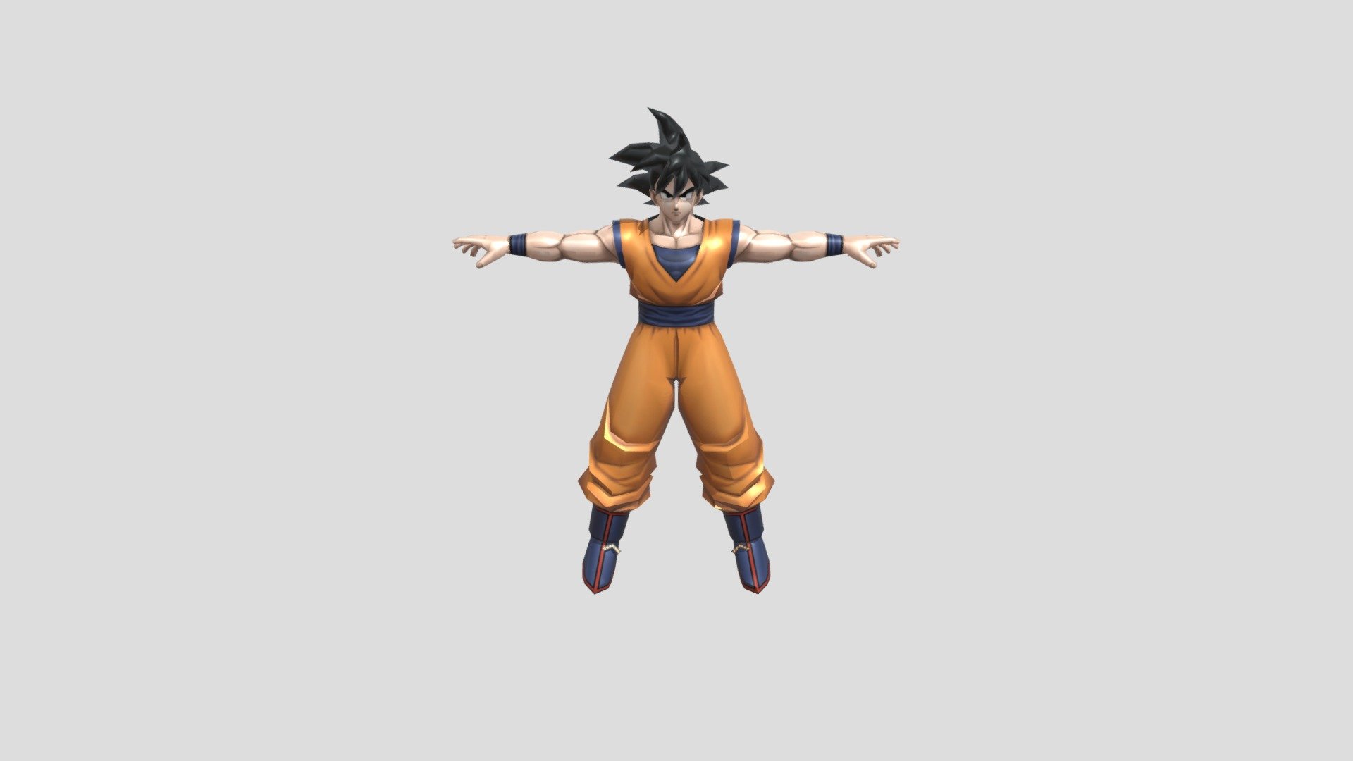 Son Goku Fighting Pose Collection Poster - A1 - CreateSA