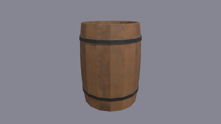Barrel 3D Model