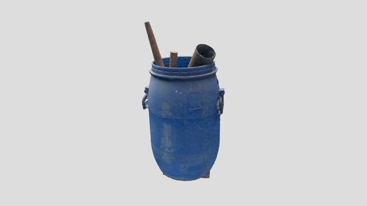 Daanish - Plastic Barrel 01 3D Model