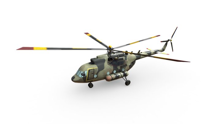 Helicopter 3D Model