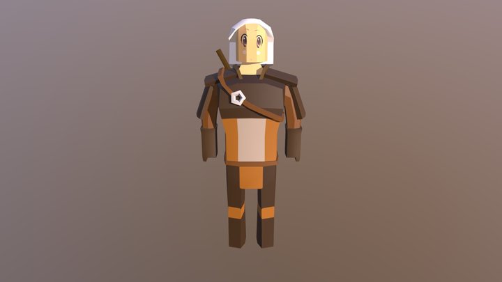 Wittle Anime Geralt 3D Model