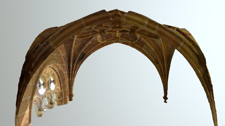 Vault. Cloister of San Telmo Museum. Donostia 3D Model