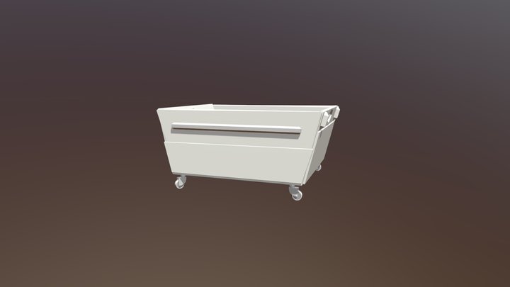 Crate 3D Model