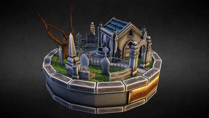 Kissler Family graveyard 3D Model