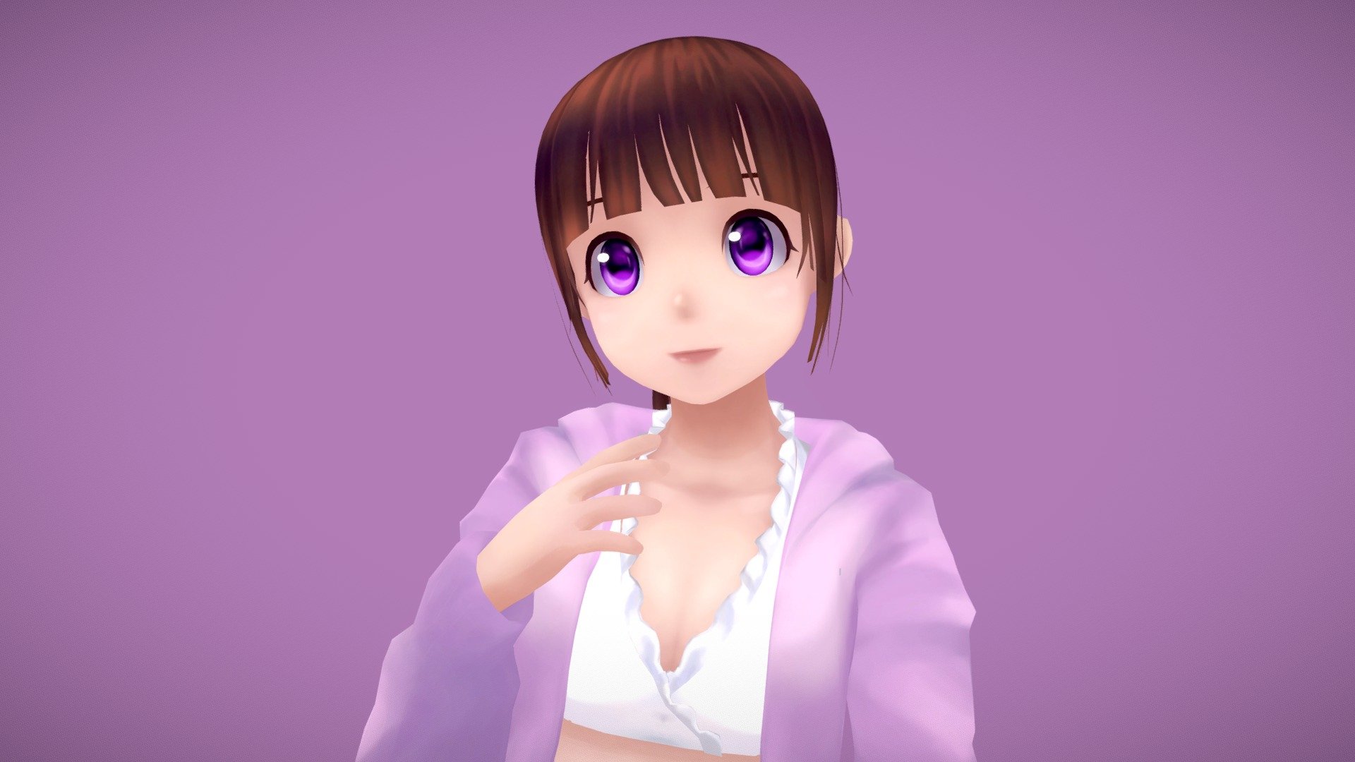 Eru Chitanda Hyouka 3d Model By Quangcao 5e65a03 Sketchfab