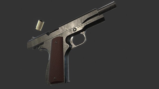 M1911 Pistol #1 3D Model