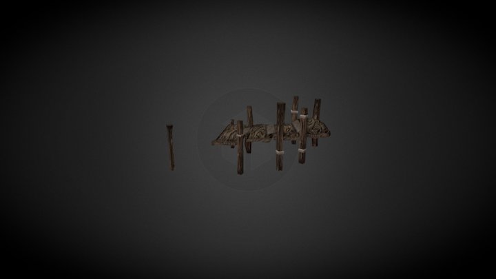 Dock For Medieval Village 3D Model