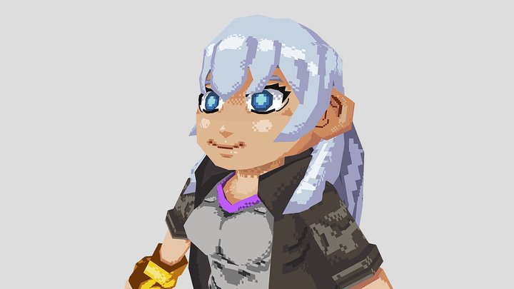 Barbara Pose base 3D Model