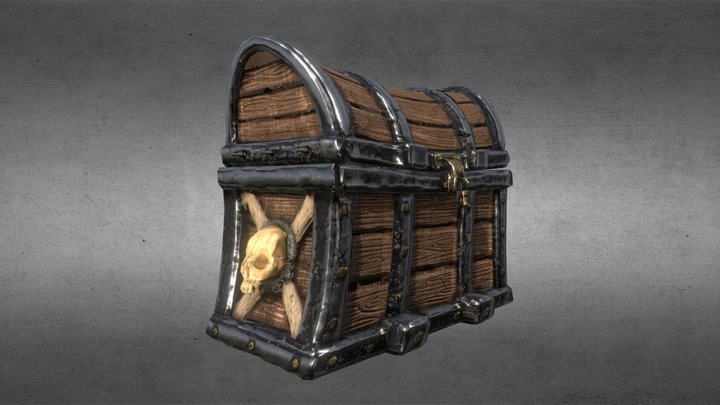 Chest (realistic) 3D Model