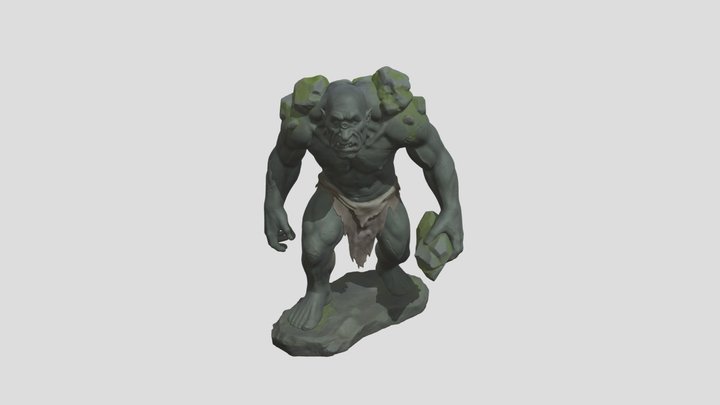 Tartalo, mitología, pais vasco 3D Model