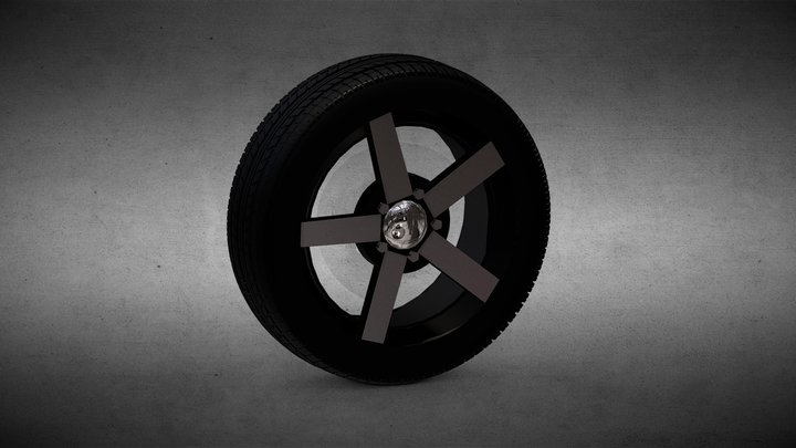 Lada Niva Car Rims Armenian Style Tuning 3D Model