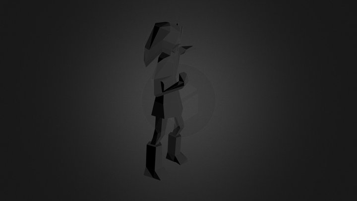 Posed Link - Low Poly 3D Model