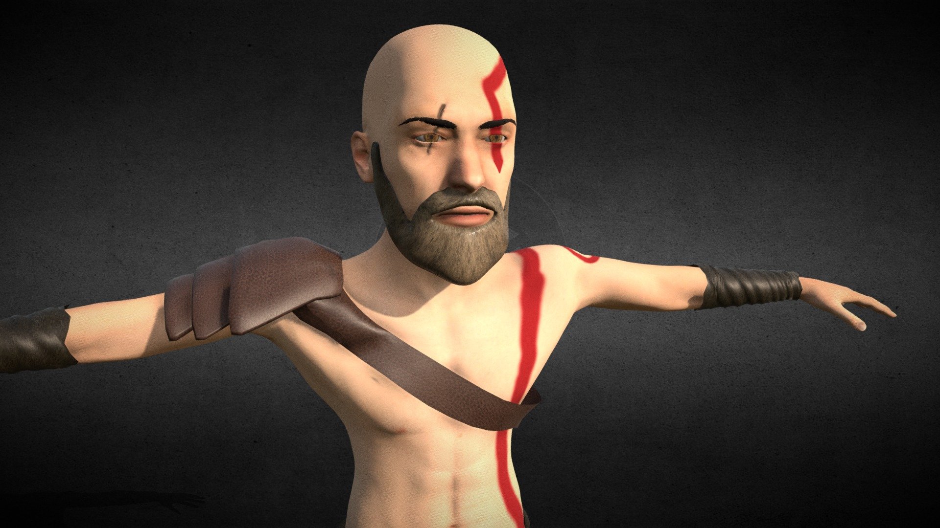 Kratos - (God Of War) - 3D model by Doctorikc [44e48c5] - Sketchfab