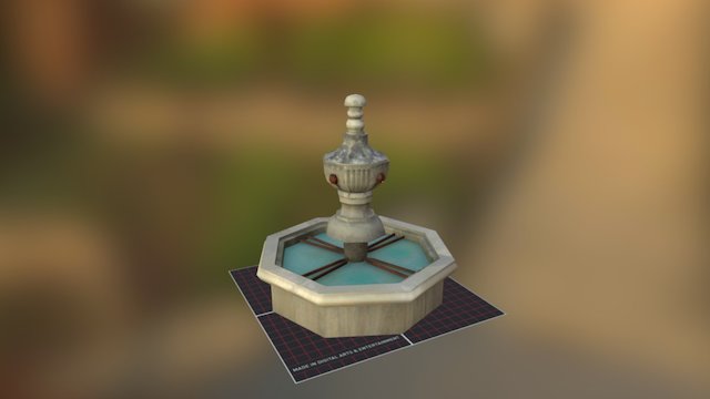 3D_prop_fountain 3D Model