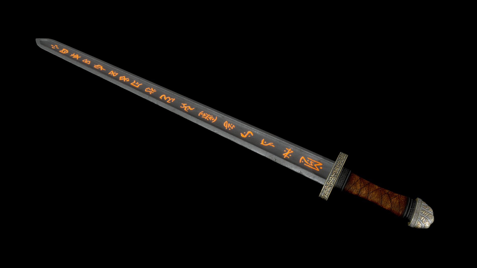 ArtStation - Low Poly Dailies - Diamond Sword